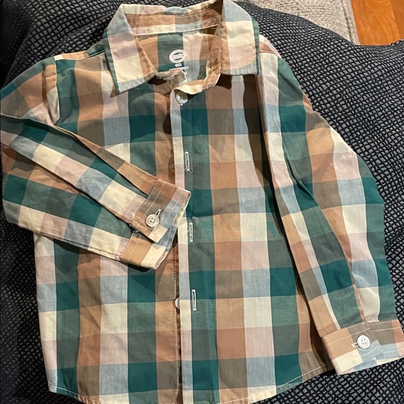 wonder nation Other - Wonder Nation Multicolor Plaid Kids Shirt
